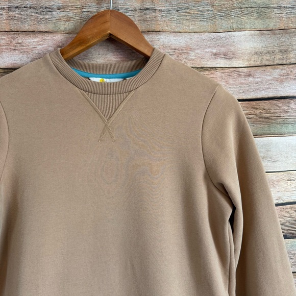 Boden Women's Mixed Media Twofer Sweatshirt Floral Print Maxi Dress Size 8 - Picture 4 of 10